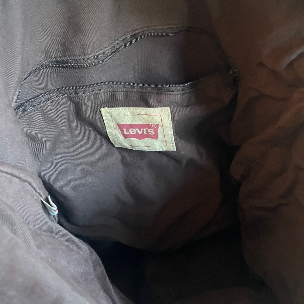 Vintage Levi’s Waxed Backpack Rucksack - Picture 3 of 4